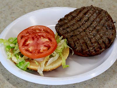 Porkies Restaurant Burger